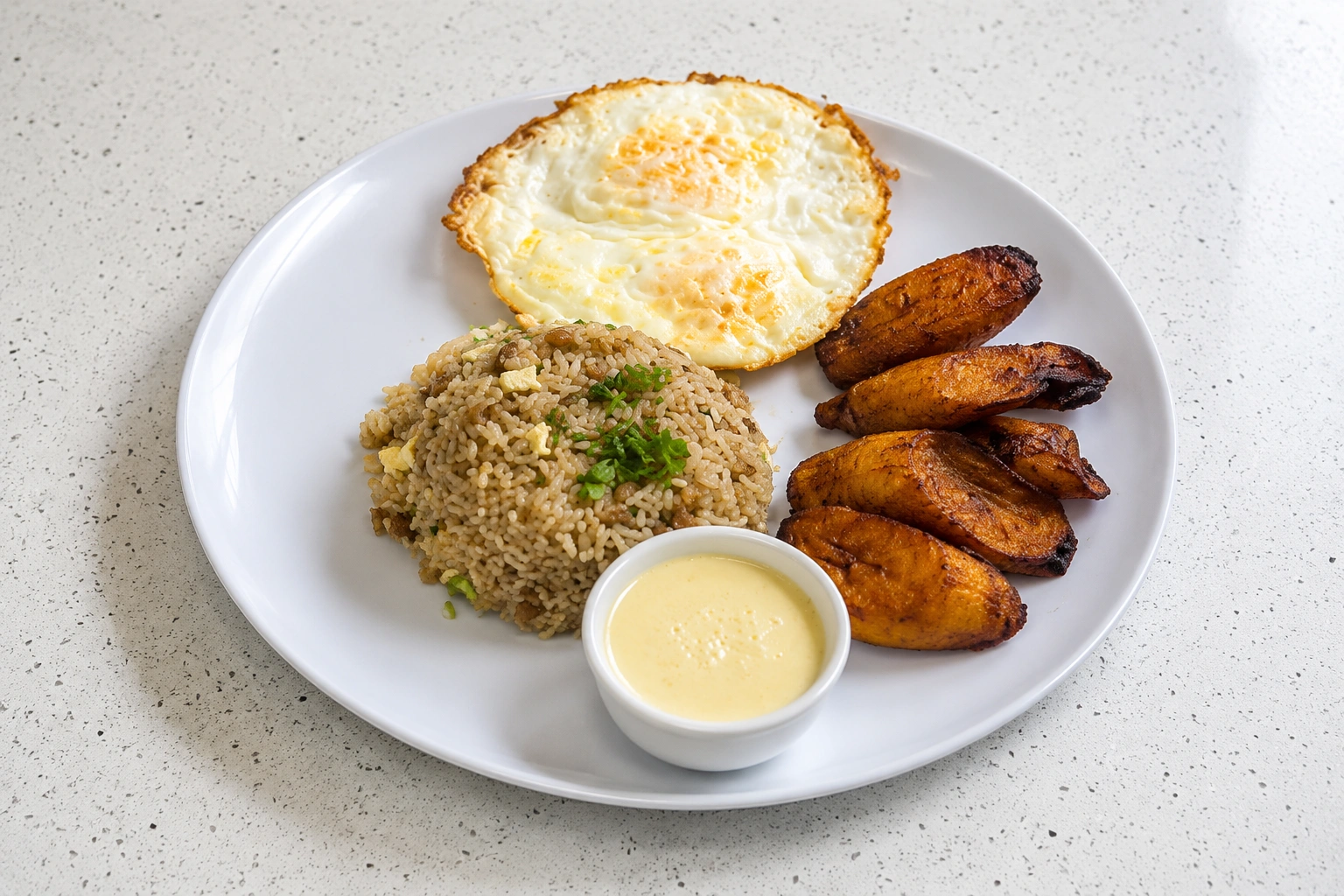 Latin breakfast plate at Gabriela's Latin Fusion