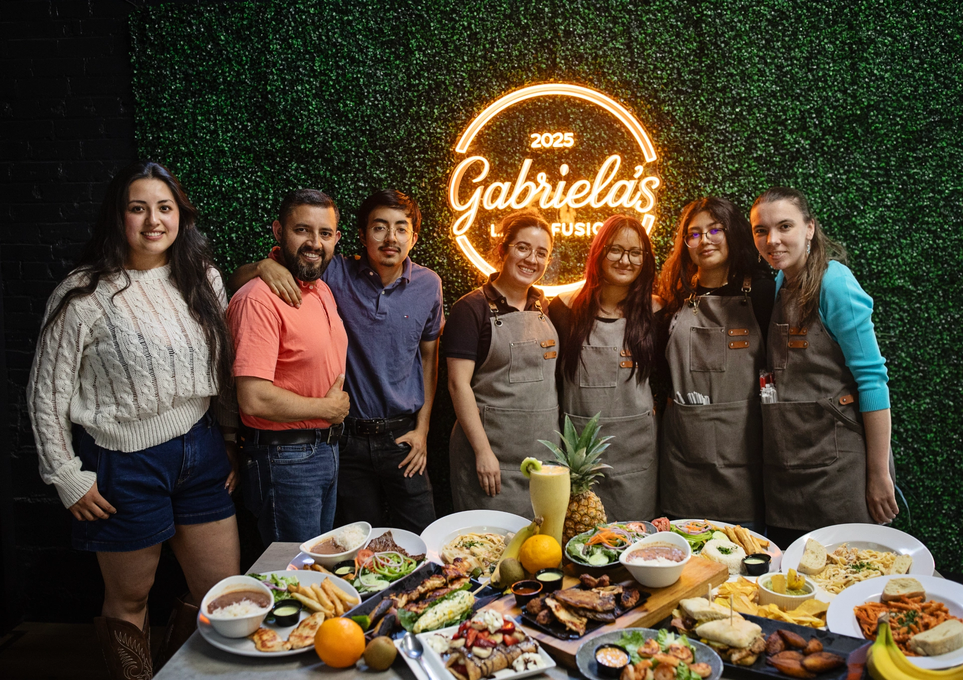 The Gabriela's Latin Fusion team in Athens, Alabama
