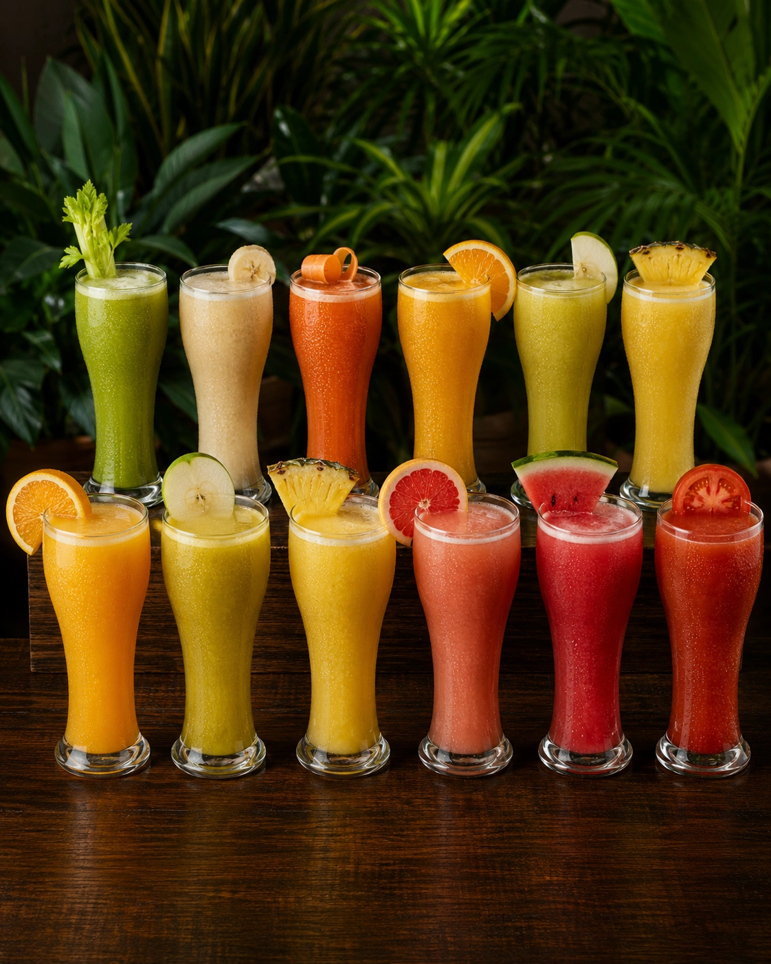 Single fruit juices at Gabriela's Juice Bar